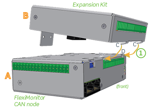 242100.605 Расширение для Fleximonitor, блок реле Relay Expansion Kit, 4 relays — изображение 4